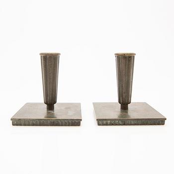 Ystad Bronze, desk set, 5 pieces, 20th century.
