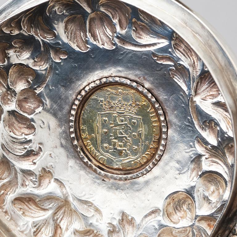 A Danish silver tankard, mark of Anders Jensen Scheel, Nykøbing (active 1677-1706).