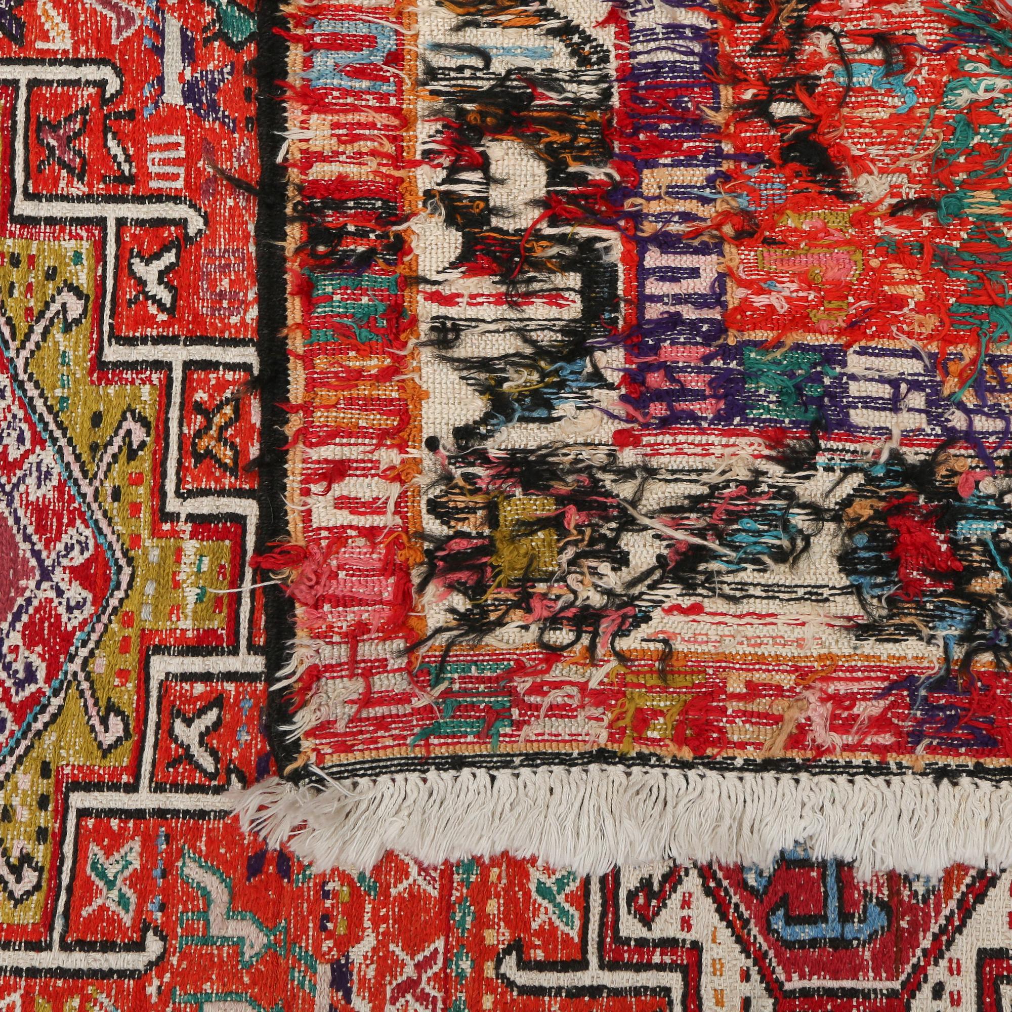 MATTA, Kelim Soumak, silke, modern tillverkning, 140 x 101 cm.