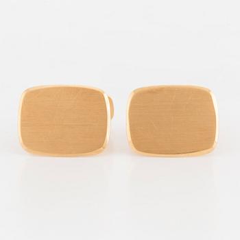 A pair of cufflinks, 18K gold.