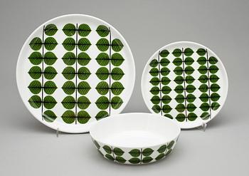MATSERVIS, 20 delar, porslin, Berså, Stig Lindberg, Gustavsberg.