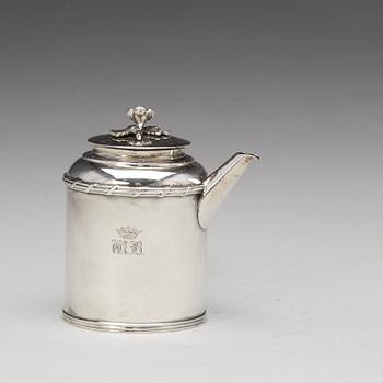 Jonas Thomasson Ronander, mjölkkanna, silver Stockholm 1769. Gustaviansk.