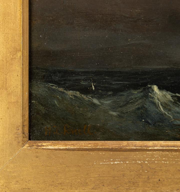 William Calcott Knell, attributed to, Moonlit Voyage.