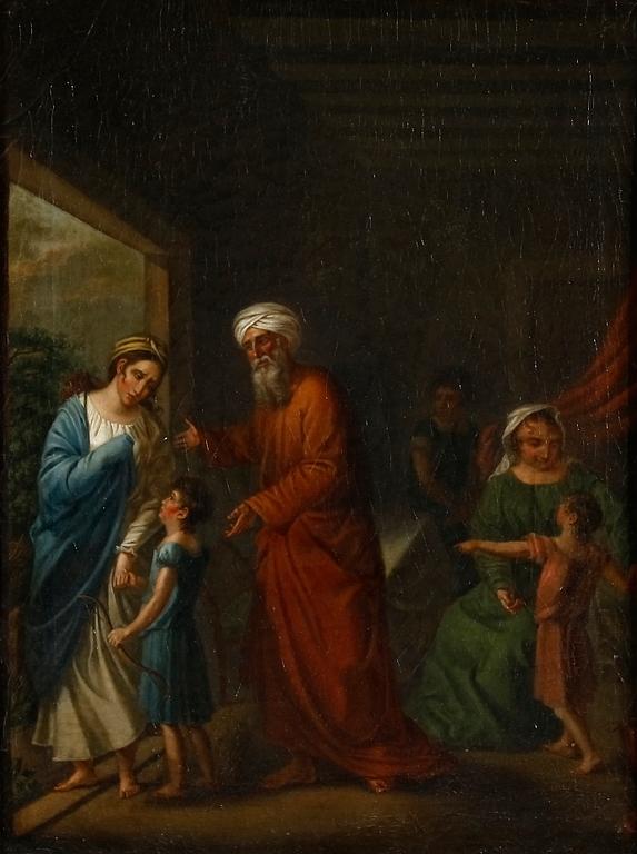 OKÄND KONSTNÄR, 1700-tal. Olja på duk.