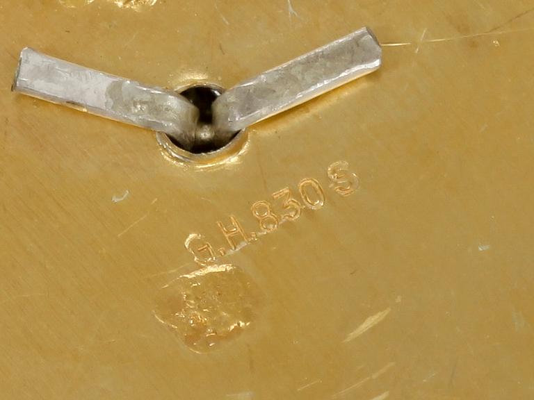 DRÄKTSMYCKEN, förgyllt silver. 5 delar. 1900-tal. Vikt tot 90 g.