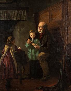 Ellen Conolly, olja på duk, signerad och daterad 1877.