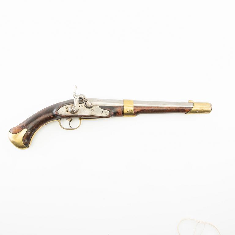 A Swedish percussion pistol.