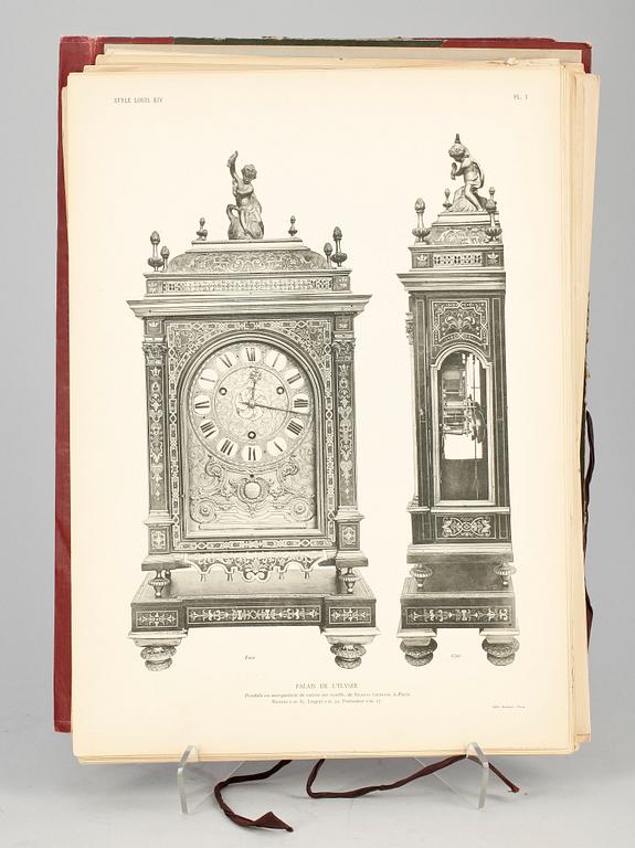 BOK I MAPP, "Les Bronzes du mobilier national Pendules et cartels", E. Dumonthier, Paris. Numr 104/400.