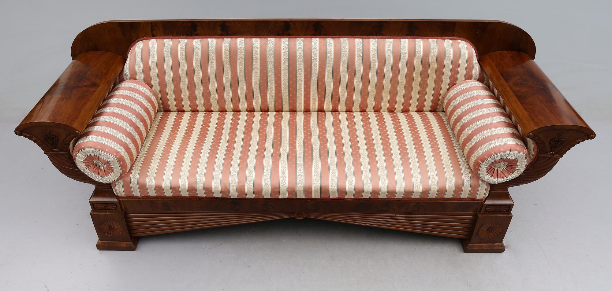 SOFFA, empirestil, 1800-talets mitt.