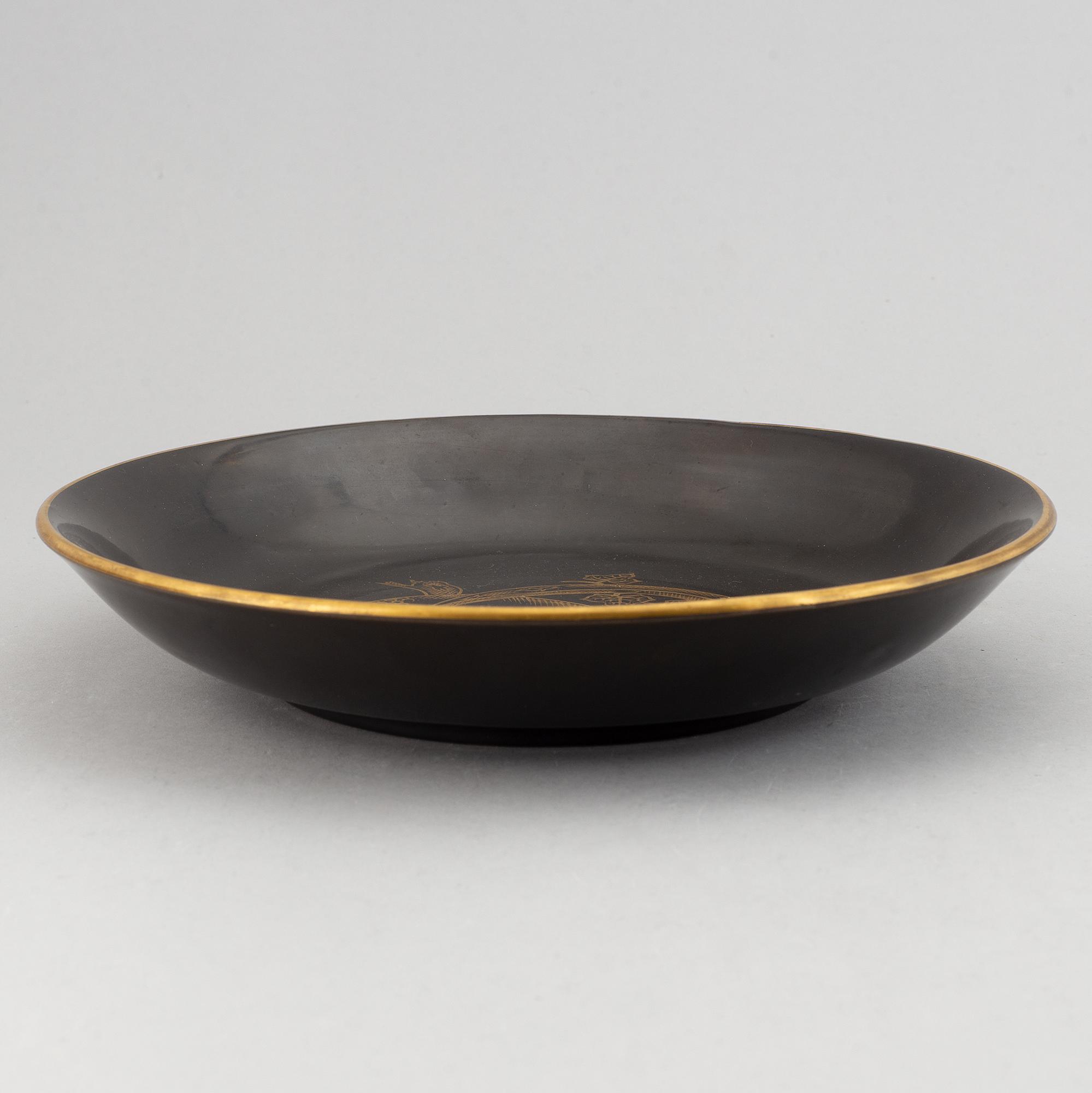Gio Ponti, a ceramic dish, Richard Ginori, Milan, Italy 1920-30's.