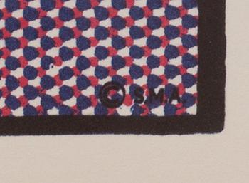 ROY LICHTENSTEIN, efter, färgserigrafi, triptyk, edition av Stedelijk Museum Amsterdam, utgiven efter 1966.