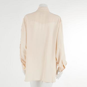 MOSCHINO jeans, a beige blouse with sequins. Size M.