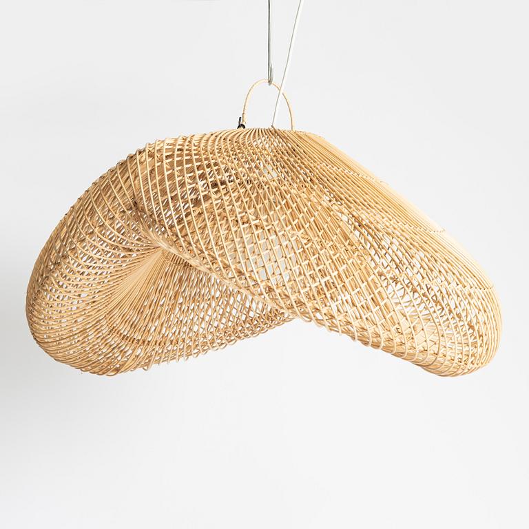 A pair of ceiling lamps, contemporary.