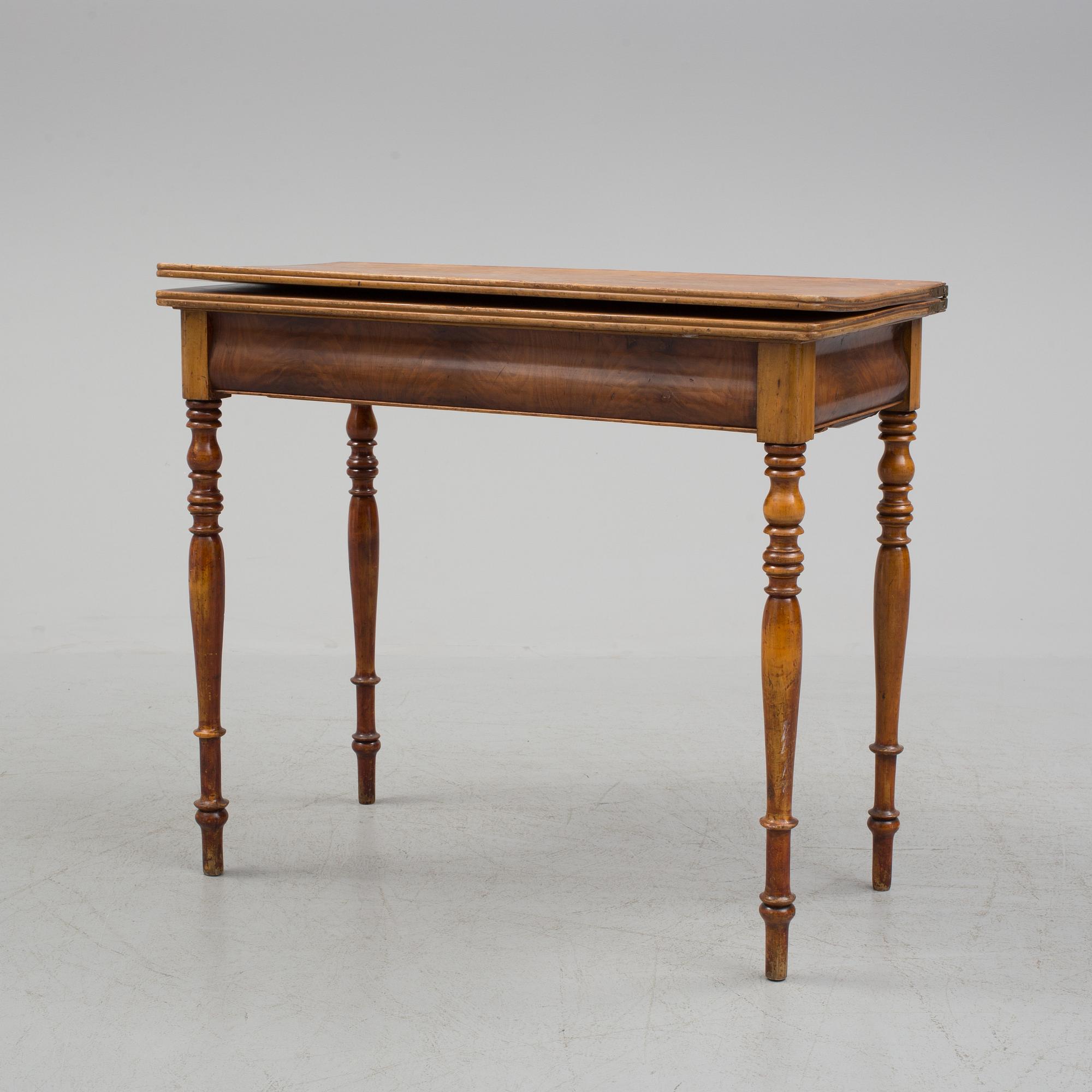 A Swedish 19th century games table.