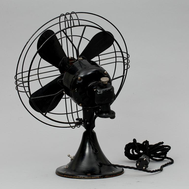BORDSFLÄKT, märkt General Electric, 1900-tal.