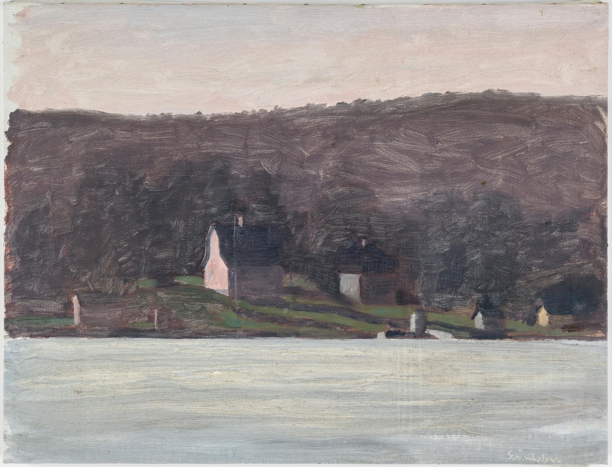 BERTRAM SCHMITERLÖW, oil on canvas, signed.