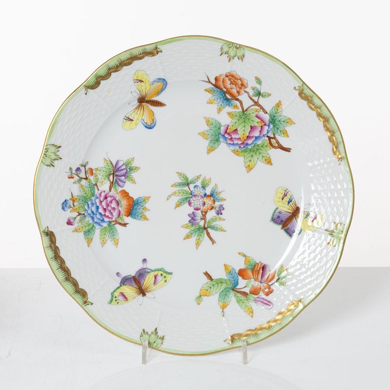 A 68-piece 'Queen Victoria' dinner service, Herend, Hungary.