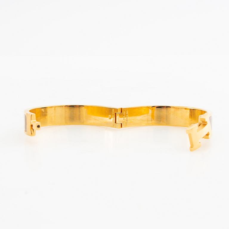 Hermès, bracelet "Clic H", Marron glacé.