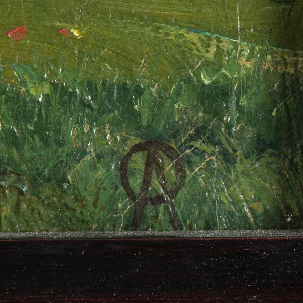 OLOF ARBORELIUS, oil on relined canvas, signed in monogram.
