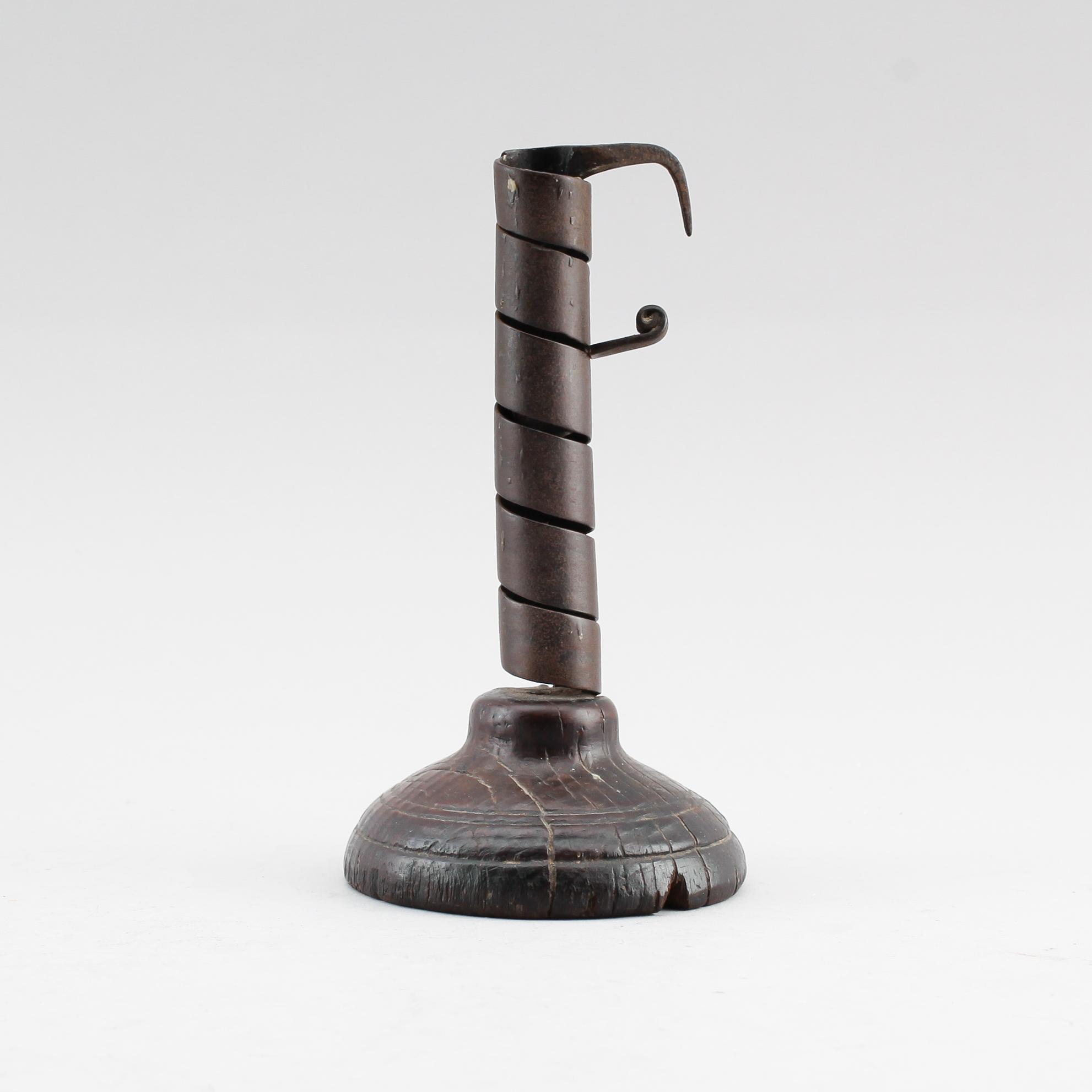 LJUSSTAKE, smide, 1700-tal.