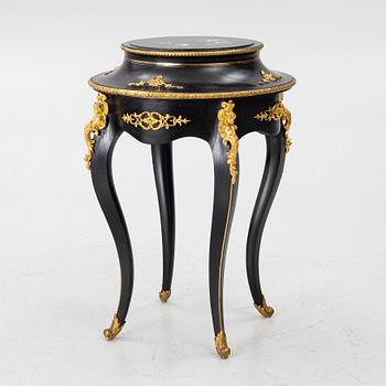A rococo-revival pietre dure-top table, later part 19th century.