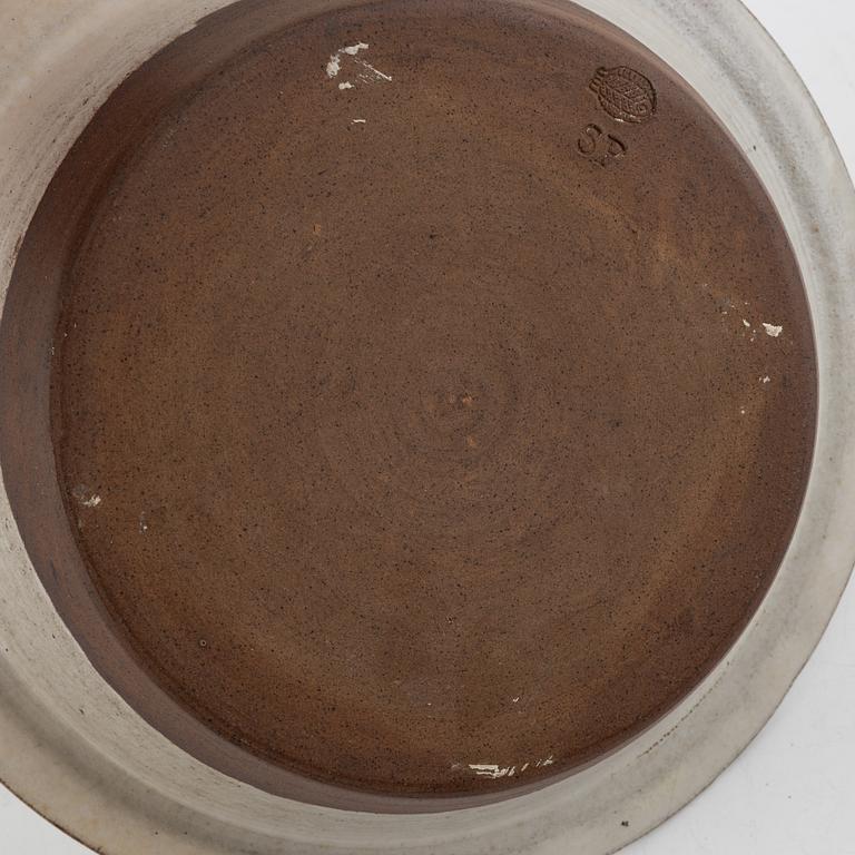 Signe Persson-Melin, skål, stengods, stämpelsignerad SP.