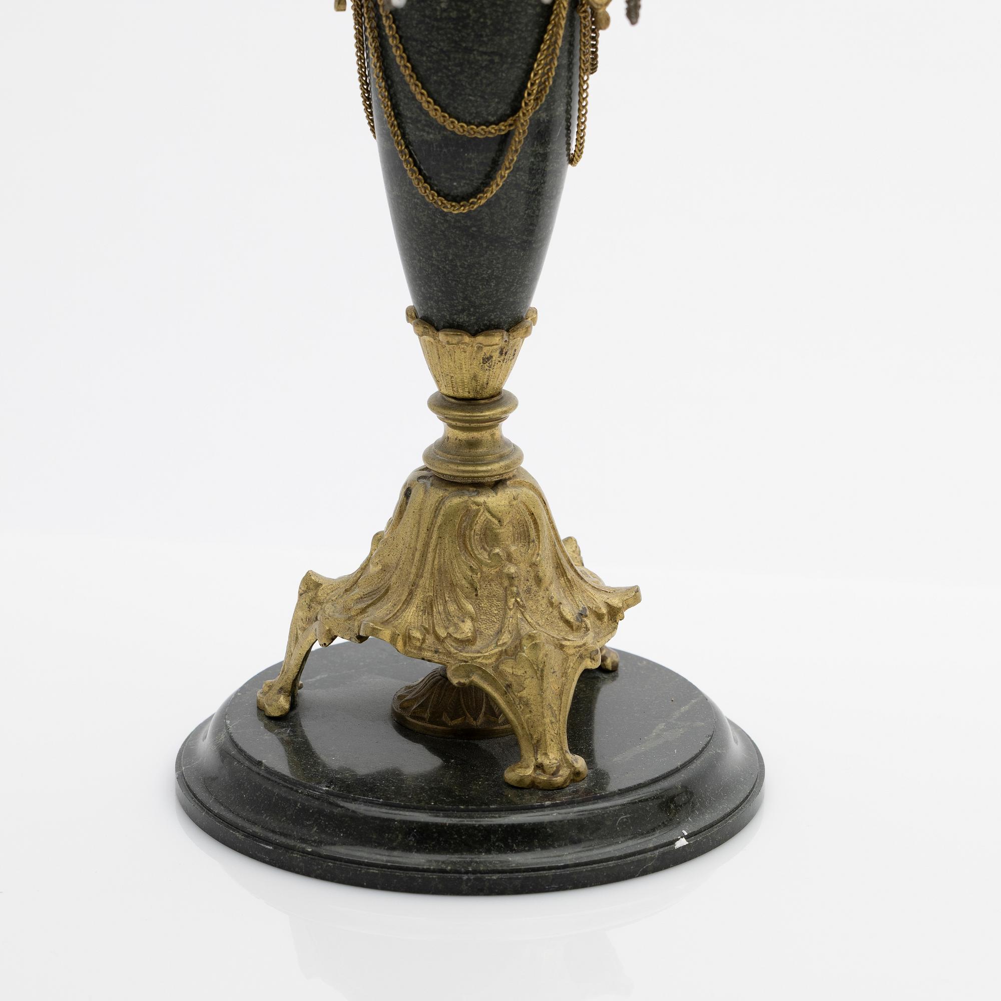 Candelabra, a pair, Osarian, late 19th century.