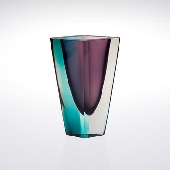 KAJ FRANCK, A VASE. Prisma. Signed K. Franck, Nuutajärvi Notsjö -60.