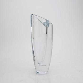 Göran Wärff, a signed glass vase from Kosta Boda.