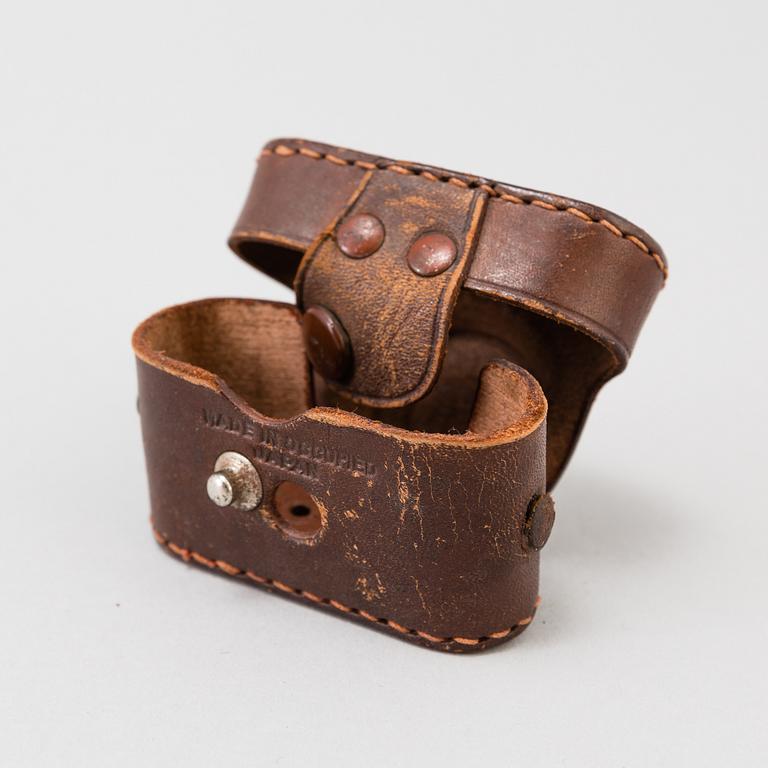 A Japanese Mighty Spy Camera Made in Occupied Japan with 1:4.5 lens and a leather Case.