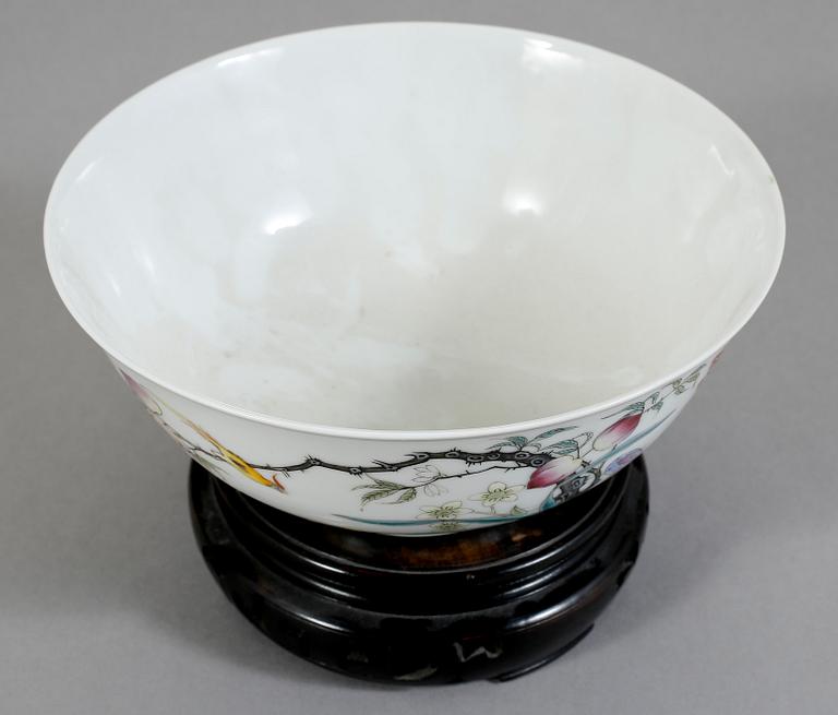 SKÅL, porslin, Kina 1900-tal.