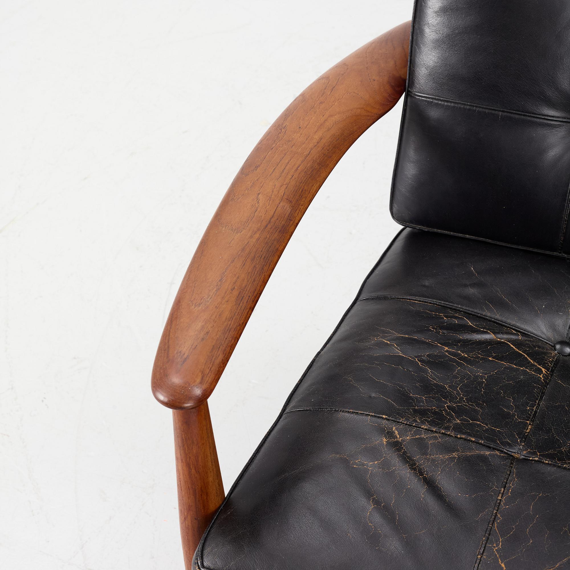 Grete Jalk, an armchair, France & Son, Denmark.