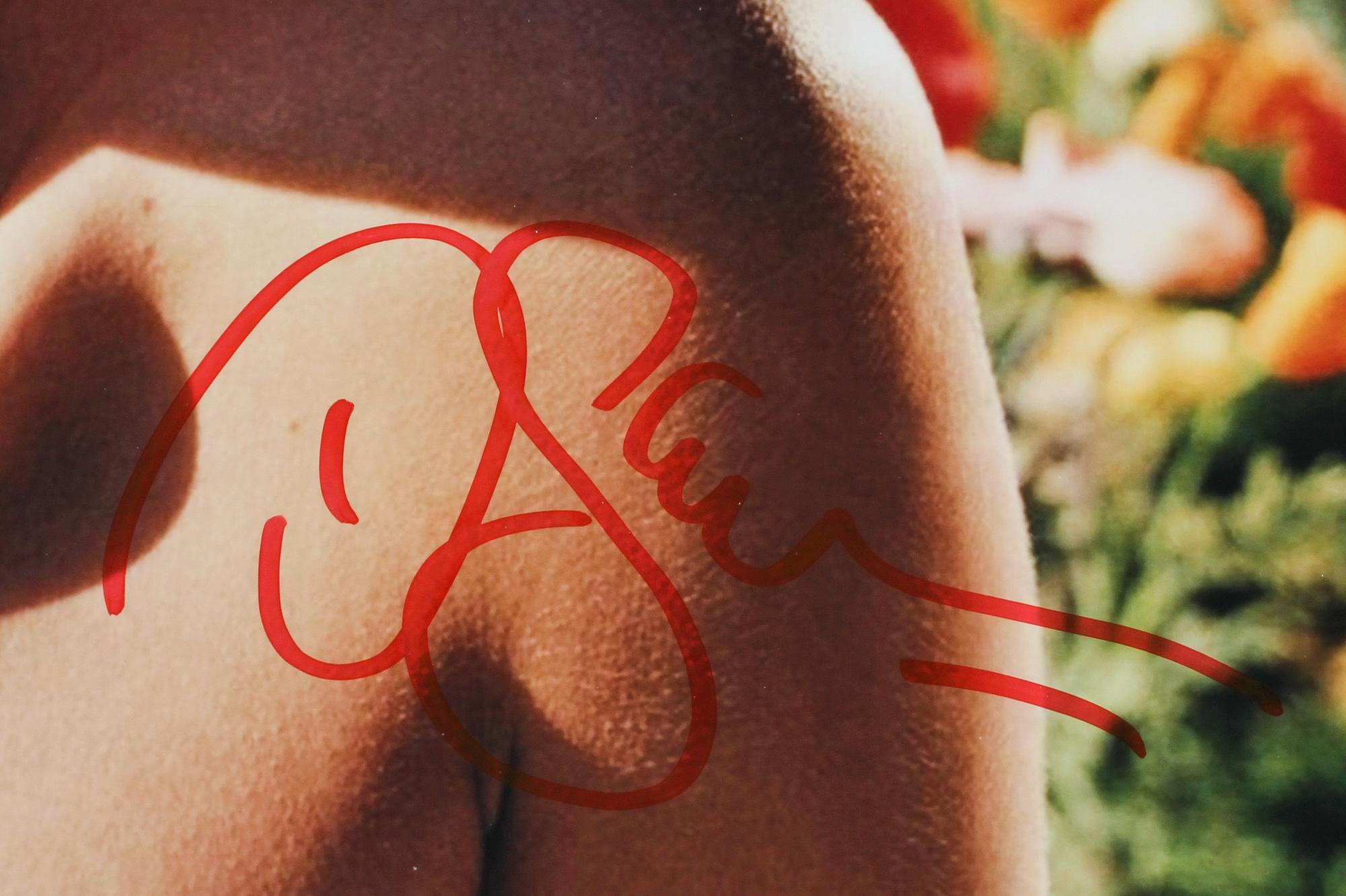 AUTOGRAFBILD, signerad David LaChapelle, 2000-tal.