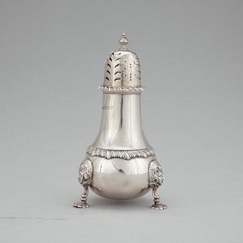 SOCKERRUSKA, silver, barockmodell, Mappin & Webb, London 1928. Vikt ca 218 gram.