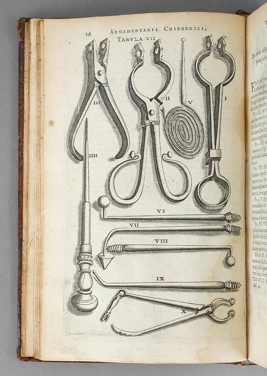 JOHAN SCULTETI, Armamentarium Chirurgicum, Haag 1657.