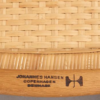 Hans J. Wegner, ett par "Folding chairs," modell 512, Johannes Hansen, Danmark 1950-tal.