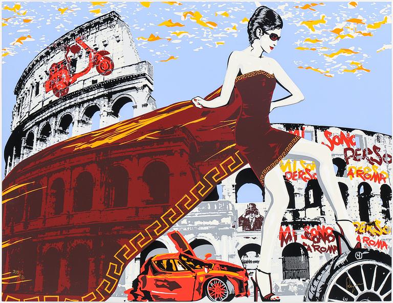 RICHARD RYAN, 4st, färgserigrafier, mapp, signerade och numrerade 303/350.