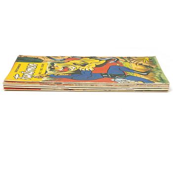 Comic books, “Fantomen”, Volume 1, 1950, nos. 2–7.