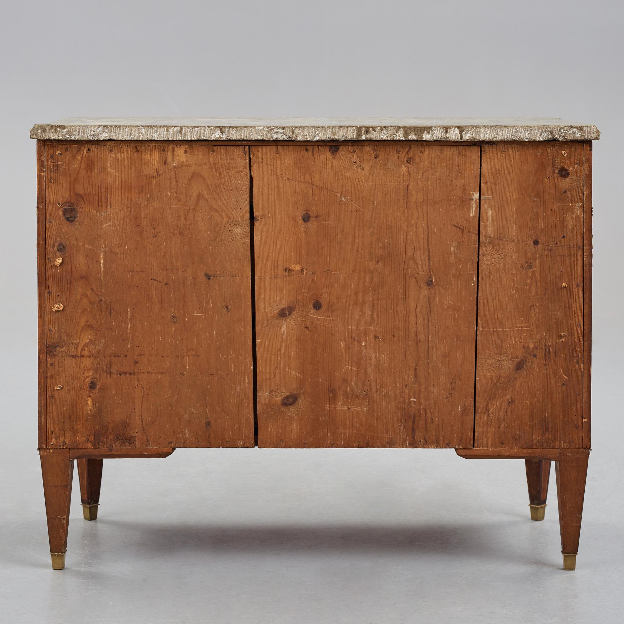 BYRÅ, av Anders Lundelius (mästare i Stockholm 1778-1823), 1780, Gustaviansk.