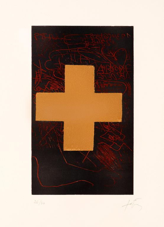 Antoni Tàpies, Untitled, from: "Ca suit son cours".