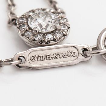 Tiffany & Co, kaulakoru, "Soleste", platinaa ja timantteja.