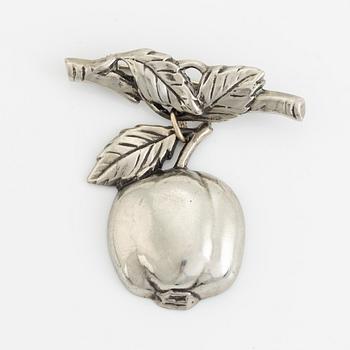 Estrid Ericson, attributed to, a Pewter Brooch, 1960s.