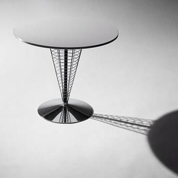 Verner Panton, a "Wire Cone Table", Fritz Hansen, Denmark, 1988.