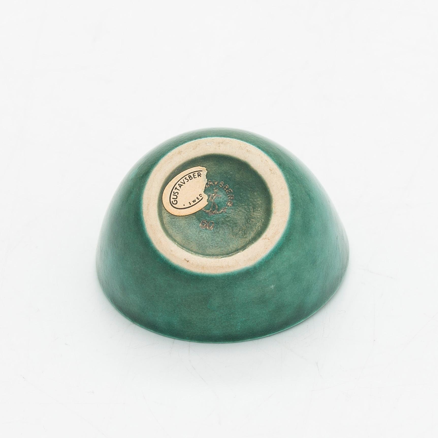 Wilhelm Kåge, vas, skålar 2st, "Argenta" Gustavsberg.