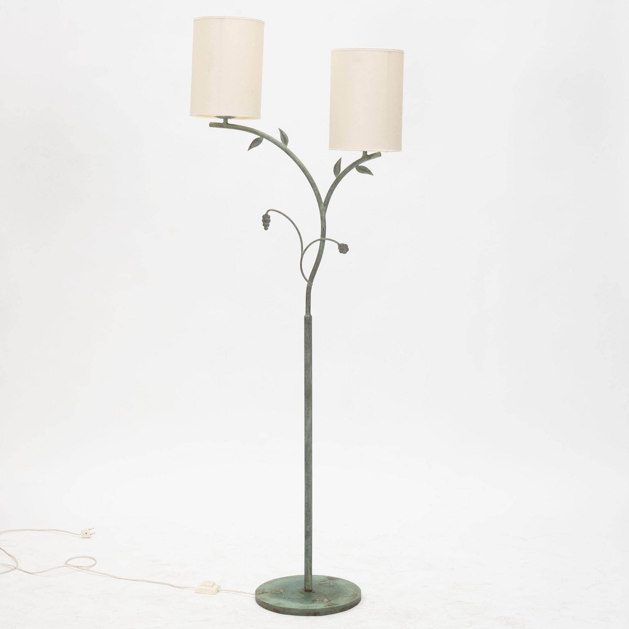 Bjerkås Armatur, golvlampa, Swedish Modern, Göteborg 1940-tal.