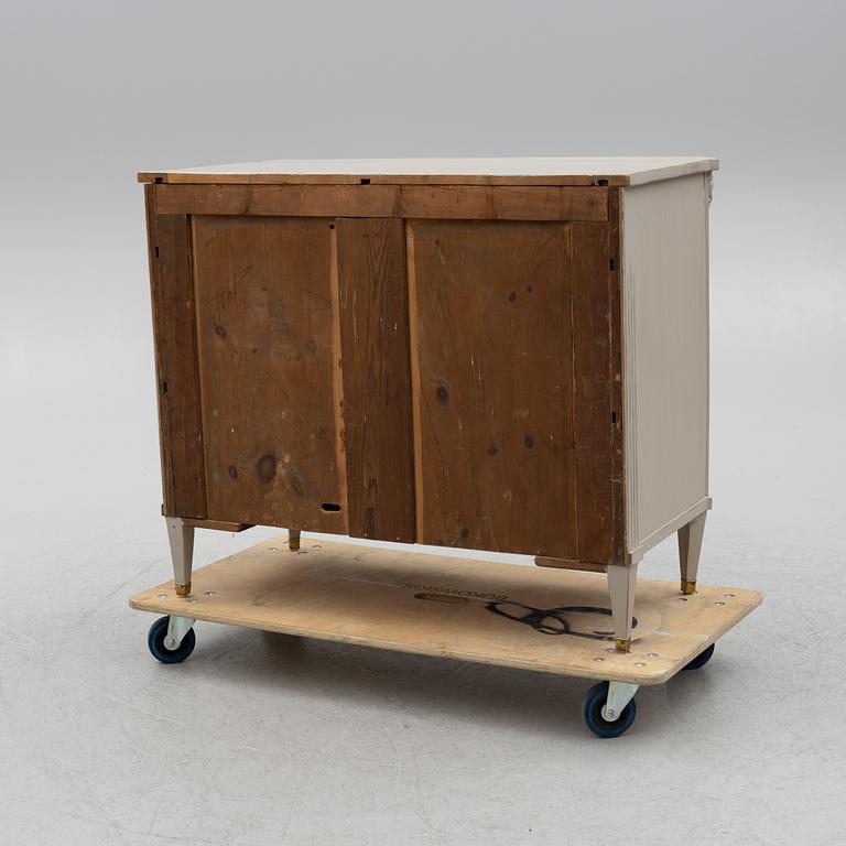 A Gustavian style sideboard, late 19th Century.