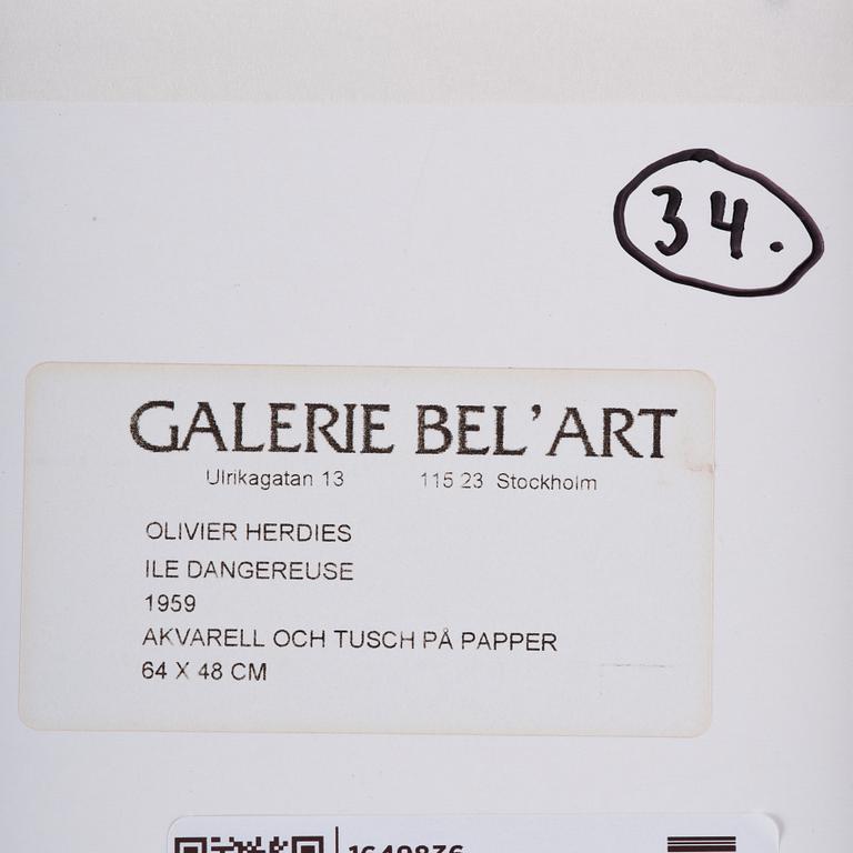 Olivier Herdies, "Ile dangereuse".