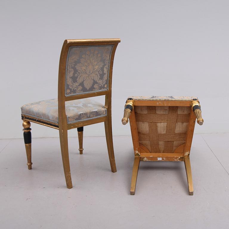 STOLAR, 4 st, empirestil, 1900-talets första hälft.