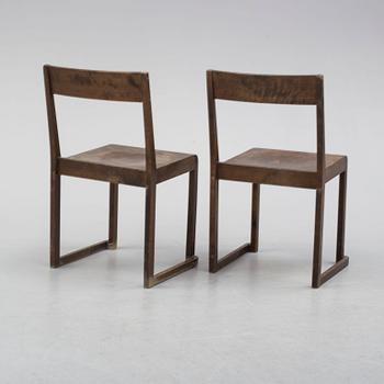 SVEN MARKELIUS, stolar 6 st, "Orkesterstolen", 1900-talets mitt.