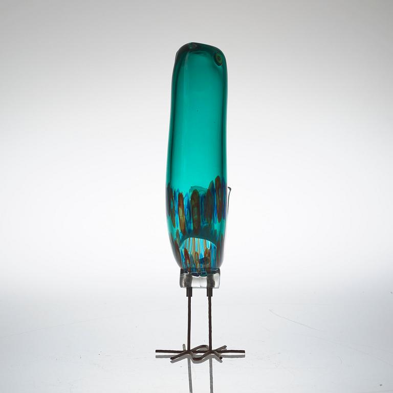 An Alessandro Pianon 'Pulcino' glass bird, Vistosi, Italy 1960's.